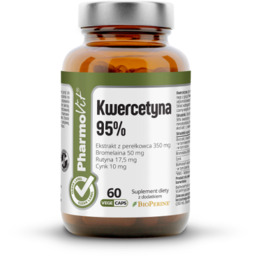 KWERCETYNA BEZGLUTENOWA 60 KAPSUŁEK 33,36 g - PHARMOVIT