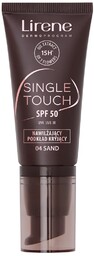 Lirene Single Touch SPF50 nawilżający podkład kryjący 04