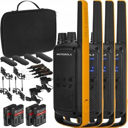 Motorola T82 Extreme 4x Krótkofalówki Quad Pmr 446+