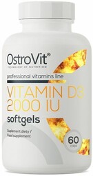 Ostrovit Vitamin D3 2000 softgel 60caps.