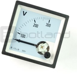 Woltomierz analogowy - panelowy DH-72 - 300V AC