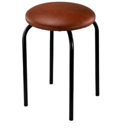 Taboret do Sztaplowania Black Stołek Kuchenny 51 cm