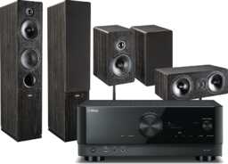 Yamaha RX-V4A (czarny) + Tesi 561 (czarny) +