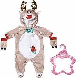 BABY Born 515 831700 EA Renifer Onesie, czerwony