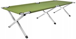 Składane Łóżko Turystyczne Z Pokrowcem Zielone
