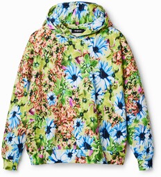 Bluzka oversize w kwiaty