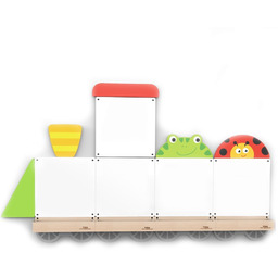 Viga Toys Viga System Tablic Edukacyjnych Pociąg Zwierzątka