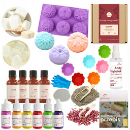 Zestaw do robienia mydła Łąka Kwietna kreatywny Diy