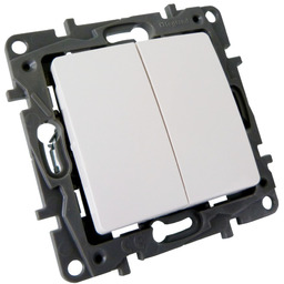 Przycisk dzwonkowy podwójny Niloe eco 764508 Legrand 5087