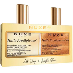 NUXE ZESTAW All Day & Night Glow: Suchy