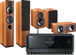 Yamaha RX-V4A (czarny) + Tesi 561 (orzech) +