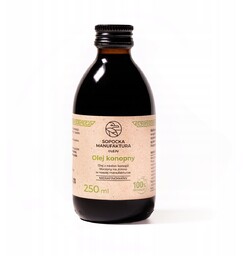 Olej konopny 250 ml tłoczony na zimno nierafinowany