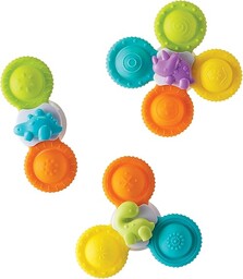 Infantino Spinner, silikonowy spinner, z przyssawką, od 6