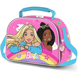 Barbie Rainbow-3D torba na lunch, różowa, 10 x