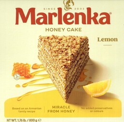Ciasto miodowo-cytrynowe tort 800g - Marlenka
