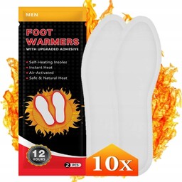 Ogrzewane Wkładki Do Stóp Zestaw Wkładek 10 Par