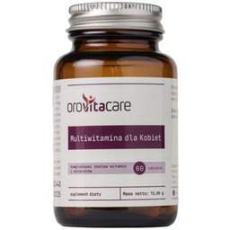 OROVITACARE Kompleks witamin i minerałów Multiwitamina dla kobiet