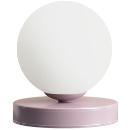 Aldex Lampka biurkowa metalowa różowo-biała 17cm 1076B13_S
