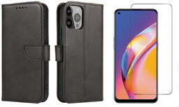 Etui Portfel Magnet Case Wallet + Szkło Płaskie