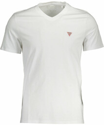 GUESS JEANS MĘSKI T-SHIRT Z KRÓTKIM RĘKAWEM BIAŁY