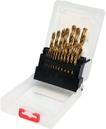 Yato ZESTAW WIERTEŁ DO METALU HSS-TiN 19SZT 1-10MM