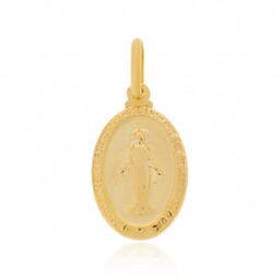 Złoty medalik zawieszka Cudowny pr. 333