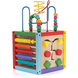 Robincool Zabawki Edukacyjne Montessori Drewniane Wiadro Eco Newton