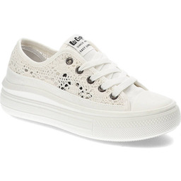 Białe Trampki Lee Cooper Damskie Buty Na Platformie