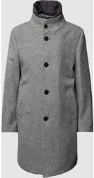 Krótki płaszcz z mieszanki wełny model ‘Christopher’