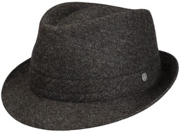 Kapelusz Wełniany Richardson Trilby by Lierys, antracytowy, cm