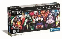 Puzzle 1000 Panorama Villains - Clementoni