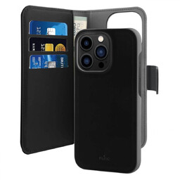Etui z ekoskóry Puro Wallet Detachable MagSafe 2w1