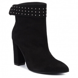 EVA MINGE DAMSKIE BOTKI CZARNE SKÓRA 37 3C5G3*