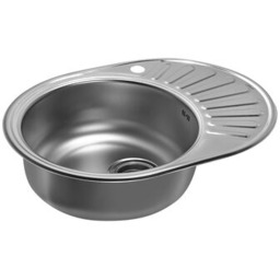 Zlewozmywak stalowy 1 komorowy z ociekaczem Octopus 7D