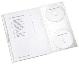 Koszulki na dokumenty Combo, A4, 130 m