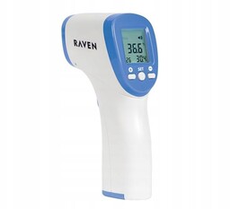 Termometr elektroniczny Raven ETBD004 Bezdotykowy