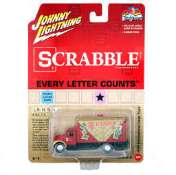 JOHNNY LIGHTNING 1999 International Cargo Truck Scrabble Pop