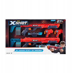 Zestaw wyrzutni X-Shot Double