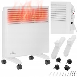 Grzejnik Elektryczny Konwektorowy ścienny Termostat Energooszczędny 1000W