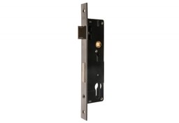 Zamek wpuszczany bębenkowy zapadkowo-zasuwkowy INOX LOB Z930B-22 90/30