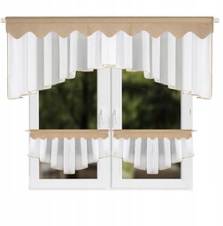 Firany Gotowe 200 X 80 CM Firanki Firany