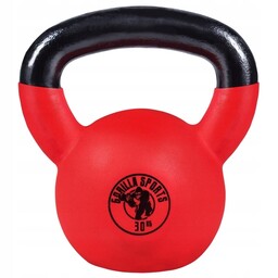Kettlebell z gumową powłoką 30kg