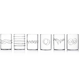 Ichendorf Milano 09352008 kieliszki do likierów, zdobione, zestaw