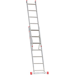 Dwuczęściowa drabina aluminiowa HOBBY, 2x7 szczebli , 3,1