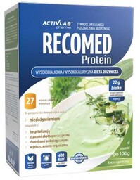 RECOMED Protein Proszek o smaku kremu ogórkowego, 4saszetki