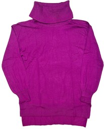 Ponczo sweter golf damski LOFT XS