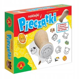 Zestaw Kreatywny dla Dziecka zwierzątka Stempelki Pieczątki