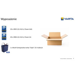 Pakiet promocyjny varta Multibag baterie + torba gratis
