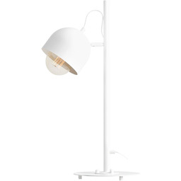 Aldex Lampka biurkowa metalowa biała 62cm 976B