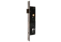 Zamek wpuszczany bębenkowy zapadkowo-zasuwkowy INOX LOB Z925B-22 90/25